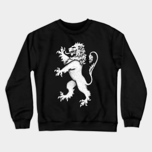 Rampant Lion - Regal White Crewneck Sweatshirt